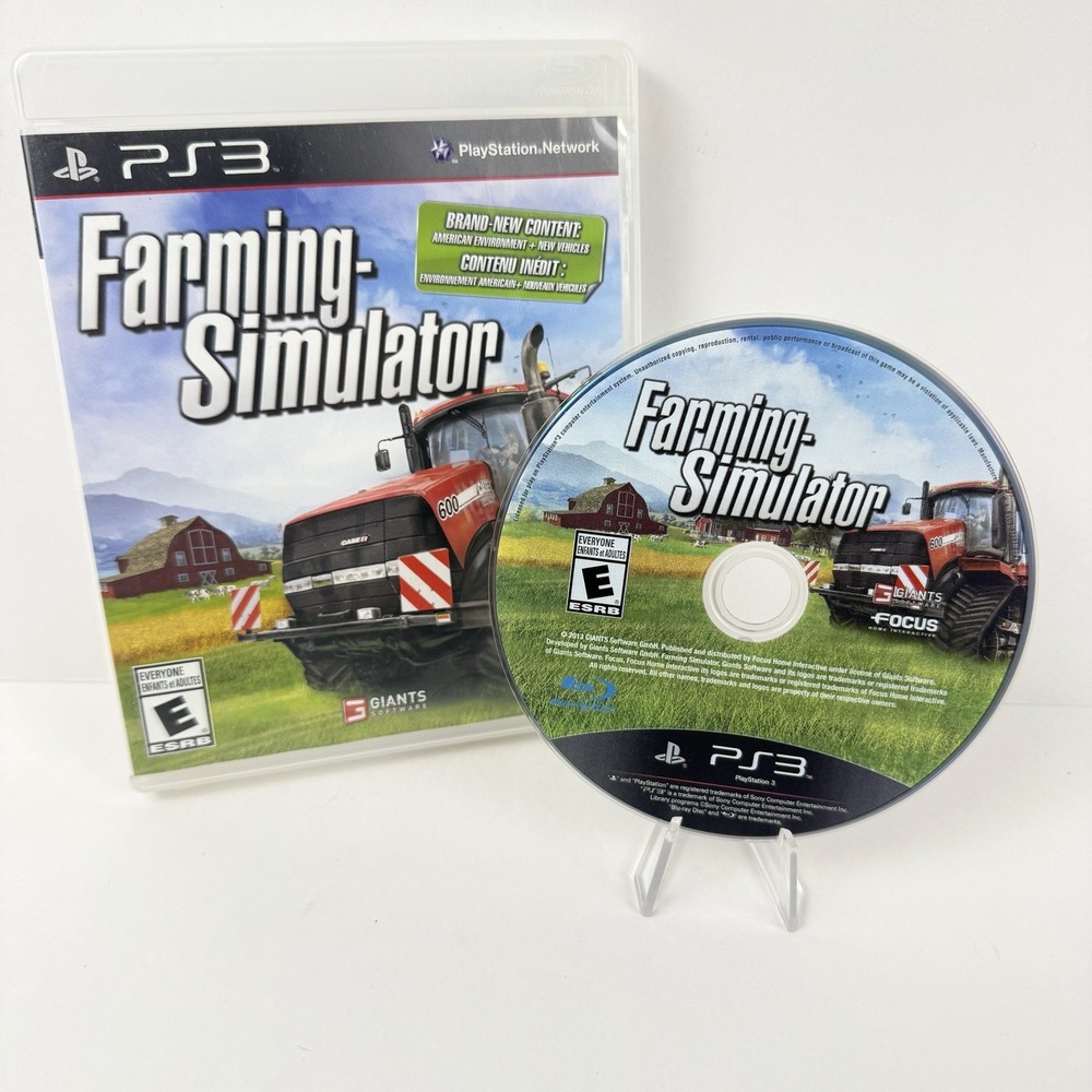 Farming Simulator (Sony PlayStation 3, 2013) PS3 Game Tested Working